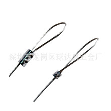 拉力头锁线器 双孔锁线器 钢丝绳配件钢丝绳调节器 钢丝绳卡线器