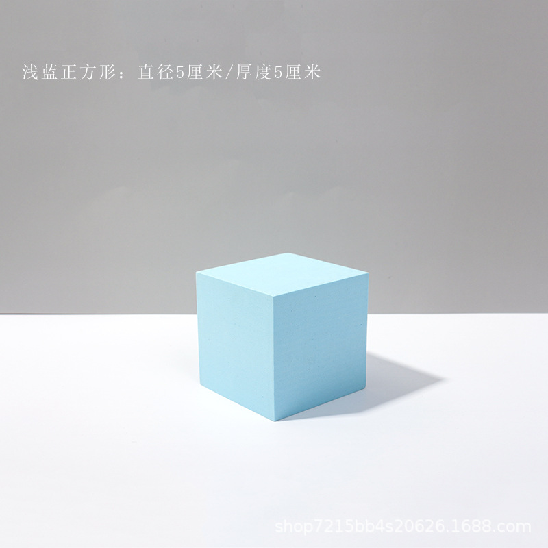 Cubo accesorios de fotografía ins Internet celebridad blanco geométrico tridimensional tiro apoyos decoración fotografía plataforma