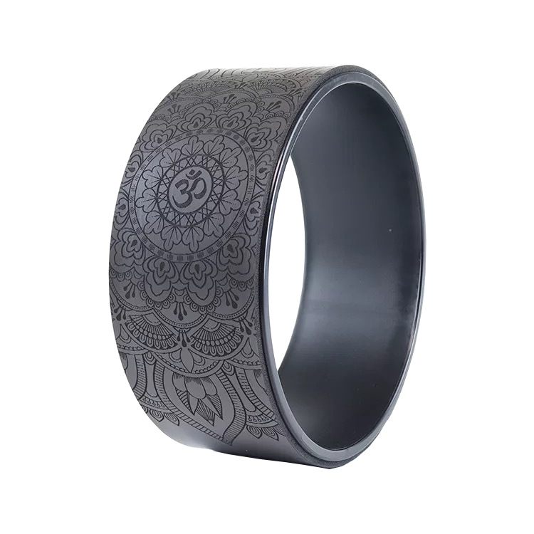 Rueda de yoga rueda de yoga pu curva trasera rueda de Damo anillo de Pilates Dispositivo de fitness yoga rueda auxiliar de yoga