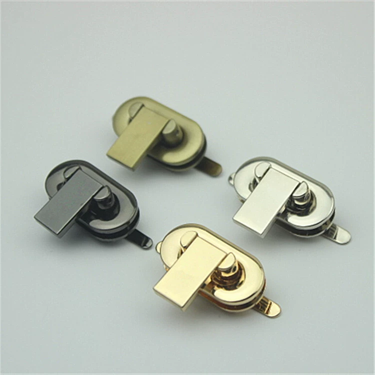 Багаж Аппаратные аксессуары Золотой умирают литья винт замок Овальный замок сумочка Сумочка замок Пряжка Аппаратные аксессуары