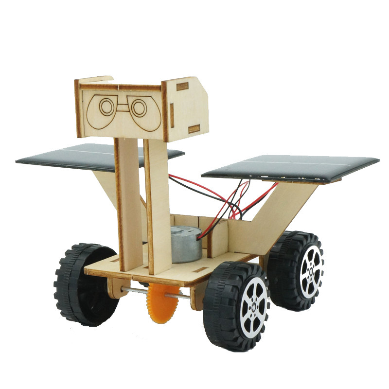 Children's Technology diy handmade small production moon exploration car solar toy car physical model scientific experiment Children's Technology diy handmade small production moon exploration car solar toy car physical model scientific experiment