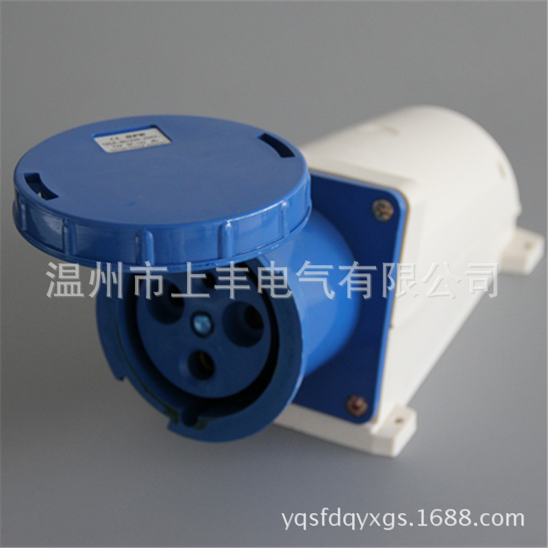 SFE温州上丰工业防水明装插座 125A/3P  SF-143