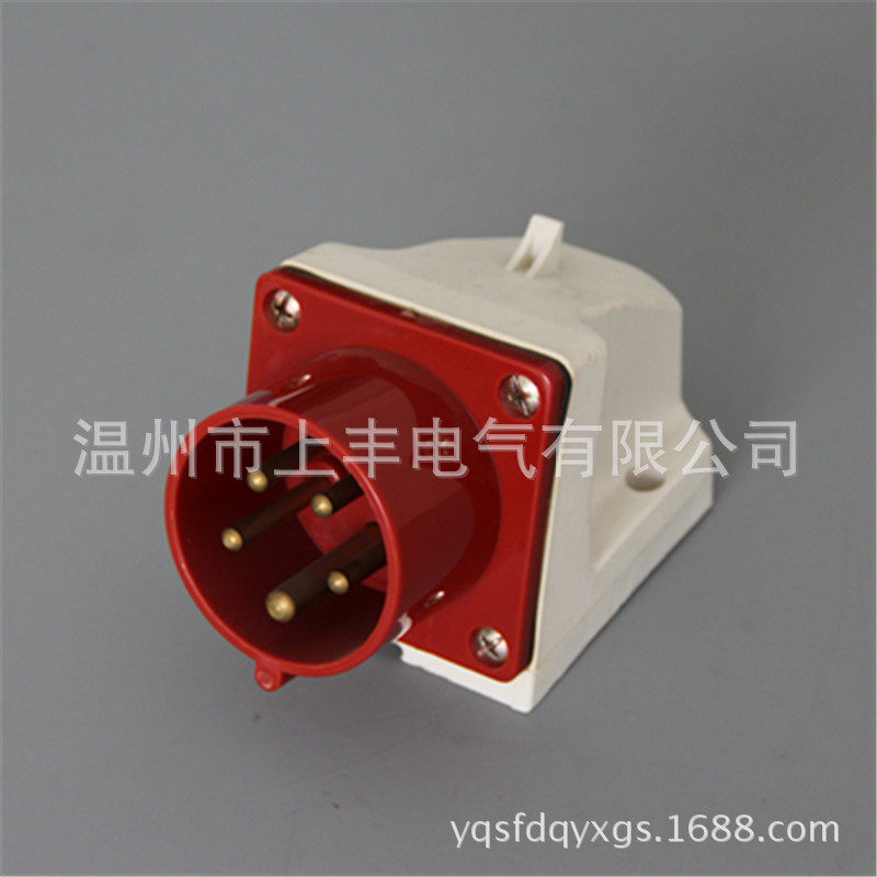 SFE温州上丰厂家直销  5孔/32A明装器具插头 SF-525
