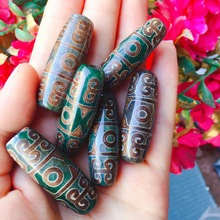 厂家直销回文西藏玛瑙天珠项链手串散珠配珠佛珠吊坠菩提配饰勒子