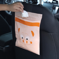 Car Garbage Bag Sticky Car Disposable Cleaning Bag Cute Portable Storage Creative Hanging Storage Bag