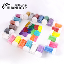 厂家直销pet环保无毒金葱粉24色瓶装七彩DIY美甲闪光亮片粉批发