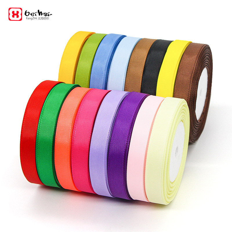 Fábrica al por mayor 1,5 cm costilla cinta accesorios para el cabello cinta de bricolaje embalaje de regalo cinta accesorios de ropa