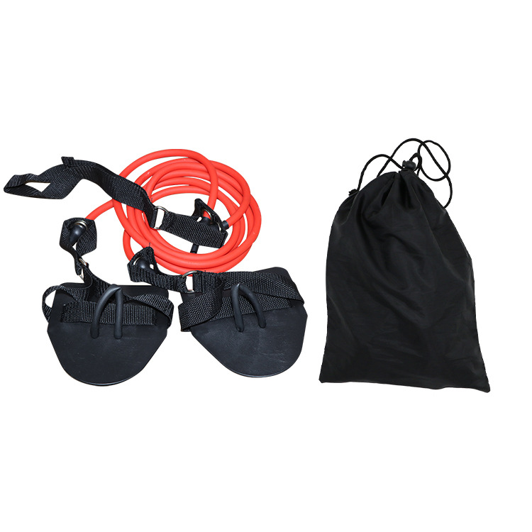Dispositivo de entrenamiento de natación transfronterizo resistencia entrenamiento de fuerza especial cuerda elástica natación terrestre conjunto de práctica de corrección al por mayor