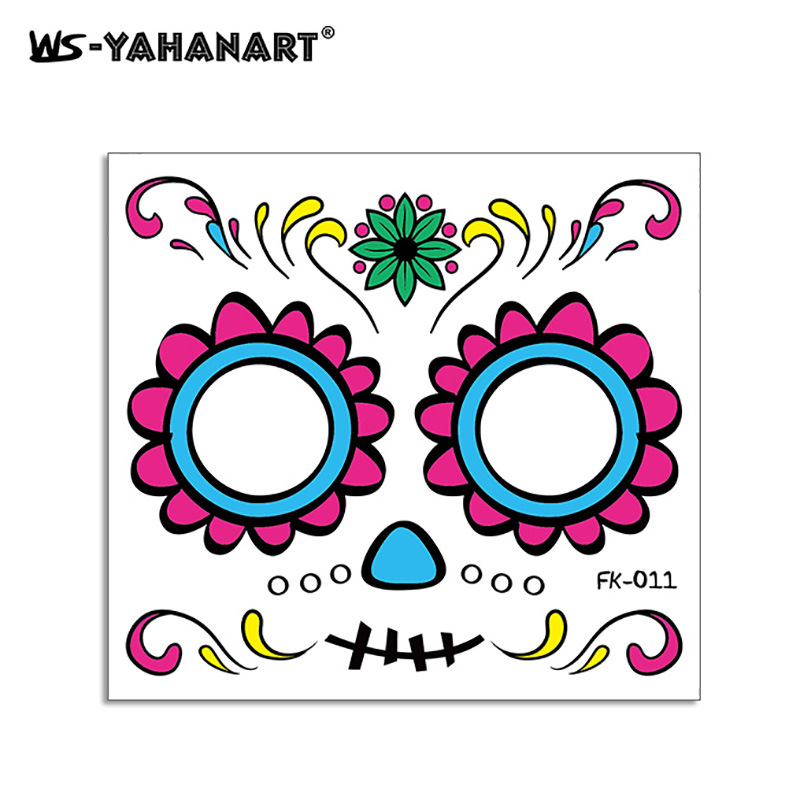 Tatuajes Temporales de Halloween para Niños de Papel de Transferencia al Agua para Fiestas