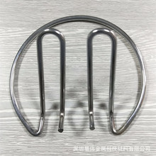 定至不锈钢铁线折弯 实心圆棒折弯加工 304特硬钢棒折弯焊接/攻牙