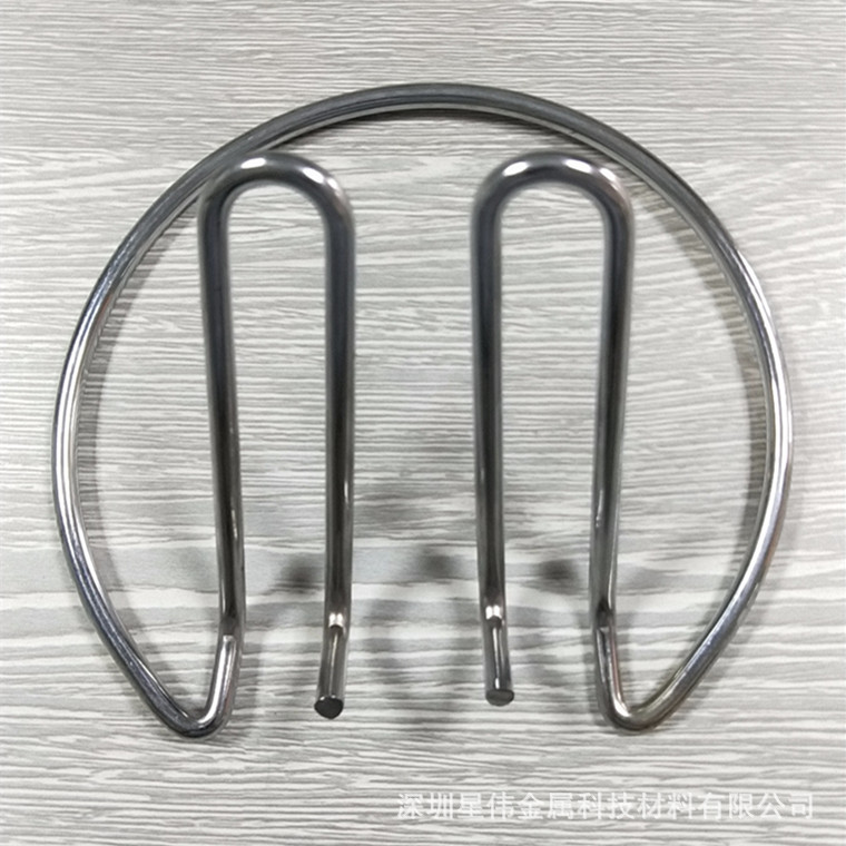 定至不锈钢铁线折弯 实心圆棒折弯加工 304特硬钢棒折弯焊接/攻牙