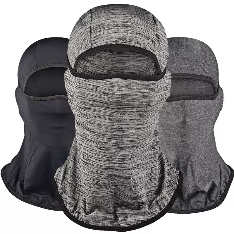 95冰丝防晒头套透气凉感遮阳防风面罩头巾骑行适用