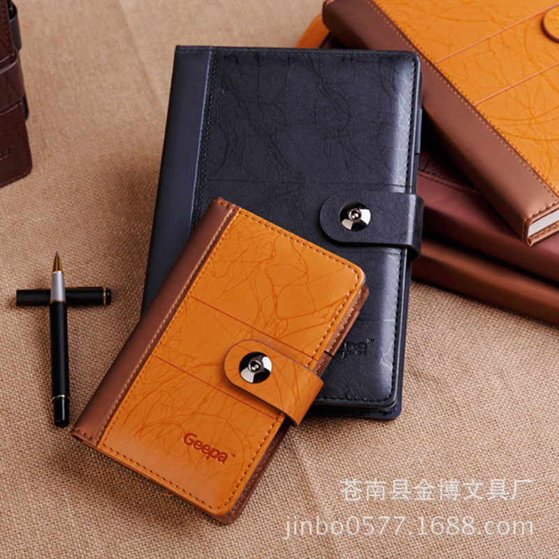 진파이 문구 도매 버클형 A5 노트, 로고 인쇄 가능, 비즈니스 노트, B5 회의록 노트