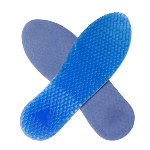 1CM honeycomb silicone sports insole shock-absorbing air cushion men's and women's running sweat-absorbent soft insole