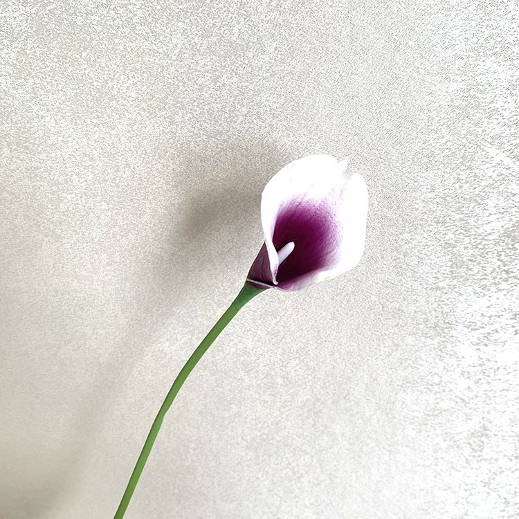 Flor artificial pu sentir Calla Lily Sala decoración del hogar diseño hogar a juego novia celebración flor