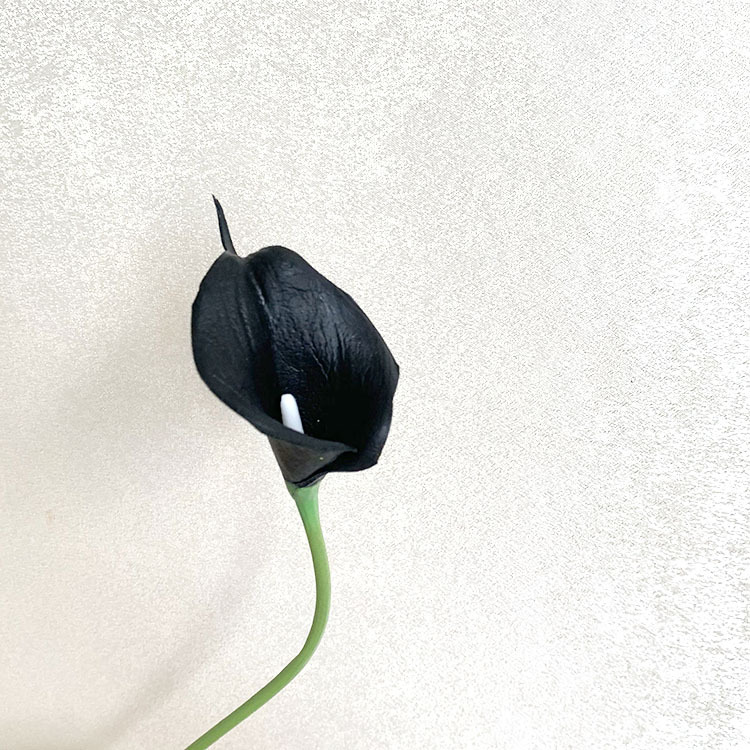 Flor artificial pu sentir Calla Lily Sala decoración del hogar diseño hogar a juego novia celebración flor