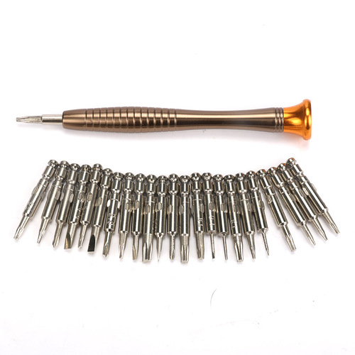 25-in-1 screwdriver set portable screwdriver leather case screwdriver combination leather bag screwdriver repair tool
