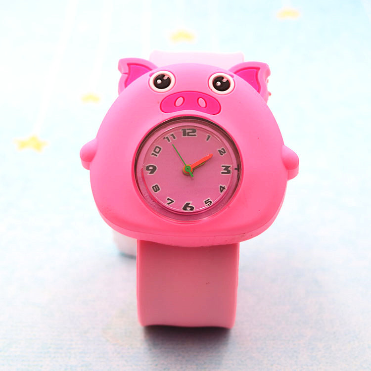 2024 suministro de niños reloj de dibujos animados animal snap ring estudiante kindergarten Panda electrónico en stock Comercio exterior Venta caliente
