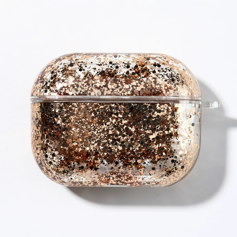 Protective case (Apple) AirPods 1/2/3/4/Pro — PC hard shell, glitter flow‑sand designs