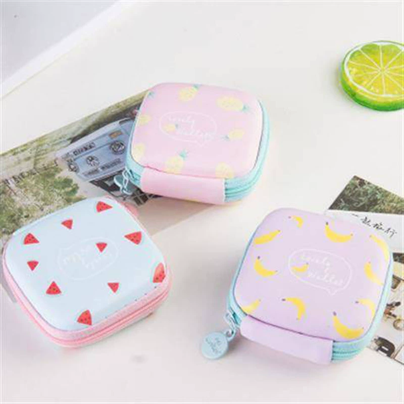 Наушники, маленькая милая коробочка для хранения, свежий organizer bag, cartoon кардхолдер