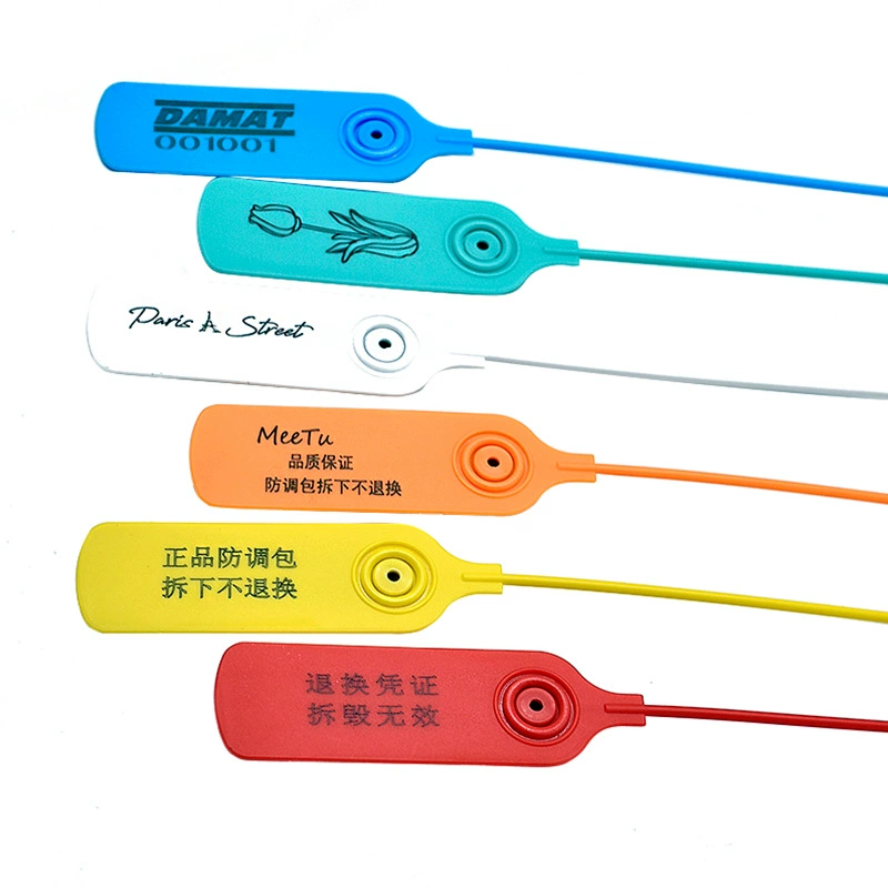 Пластиковая печать Противоугонная пряжка с защитой от подделок этикеток с защитой от подделок одежды одноразовая пряжка с защитой от разборки анти-Регулируемая пряжка для сумки