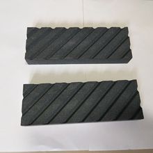 方圆黑色碳化硅带槽油石 厨房刀具修正石砥石带槽磨刀石