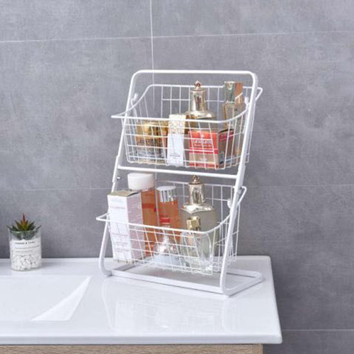 Kitchen storage rack iron removable countertop multi-layer spice rack fruit kitchen utensil storage kitchen storage rack