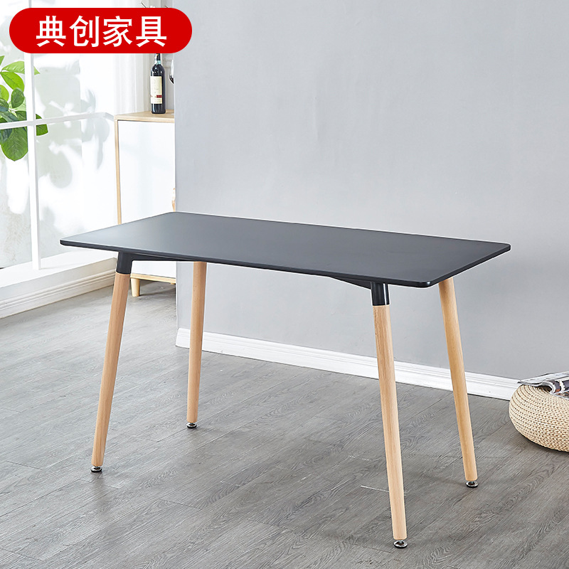 Office desk Eames desk office long table cafe round table home dining room minimalist beech leg dining table