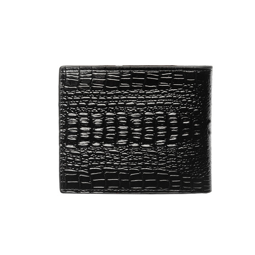 Cross-border supply men's wallet, short crocodile pattern, business horizontal style, multi-functional banknote wallet, ID bag wholesale