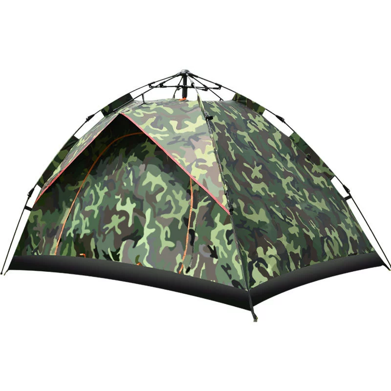 Beach double-layer automatic tent for camping, set, travel equipment for double, fully automatic, full set