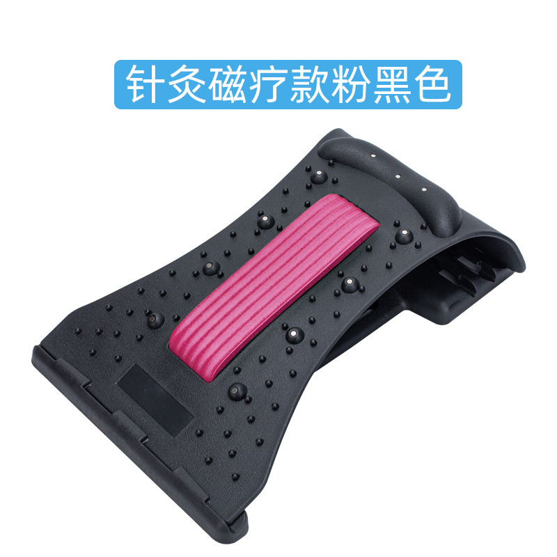 Corrector de columna cervical corrección de masaje de cuello masajeador de espalda especial masajeador lumbar almohada fabricante en stock pelo liso