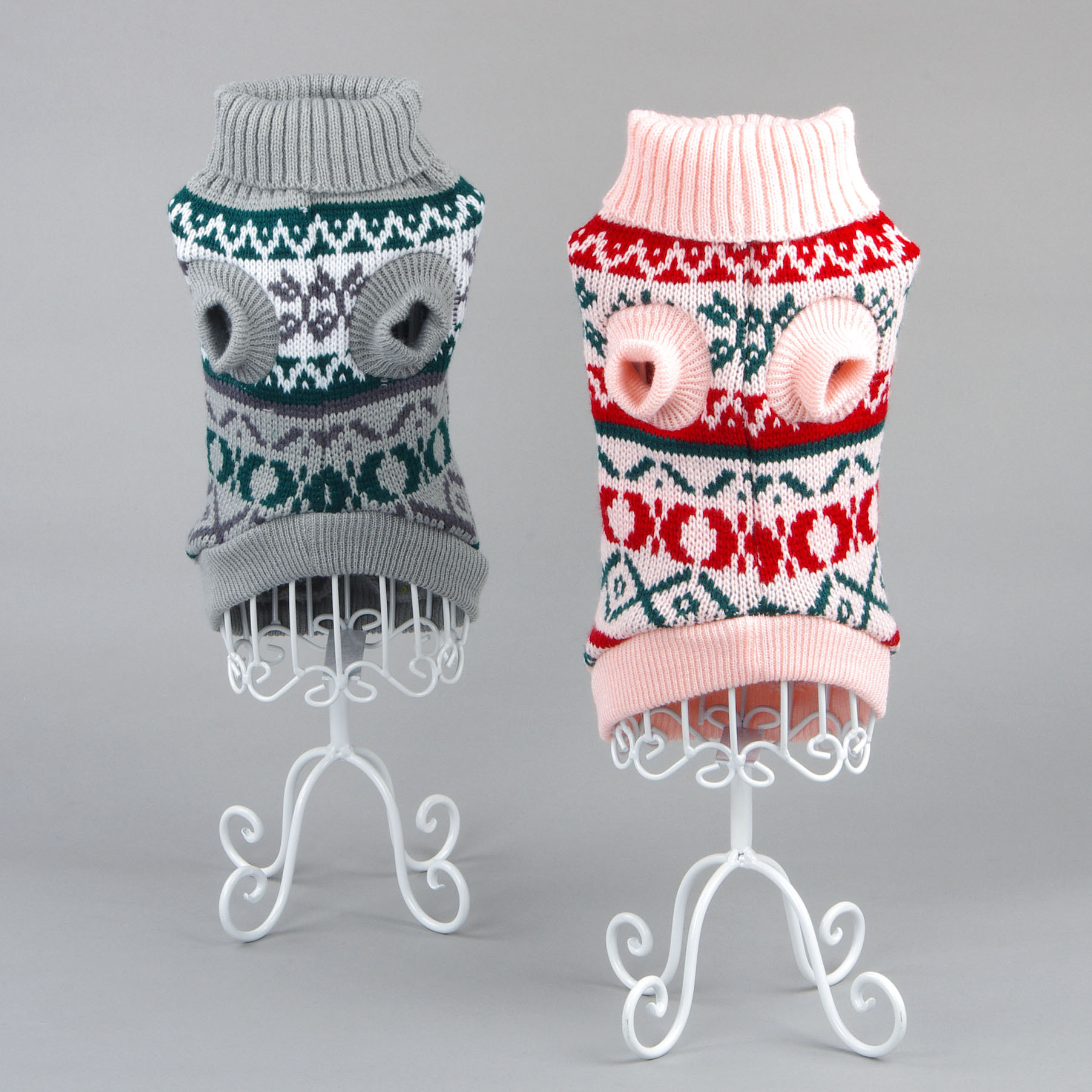 Fabricante en stock lote mixto nuevo perro ropa perro suéter rombo multi-especificación punto ropa de mascotas