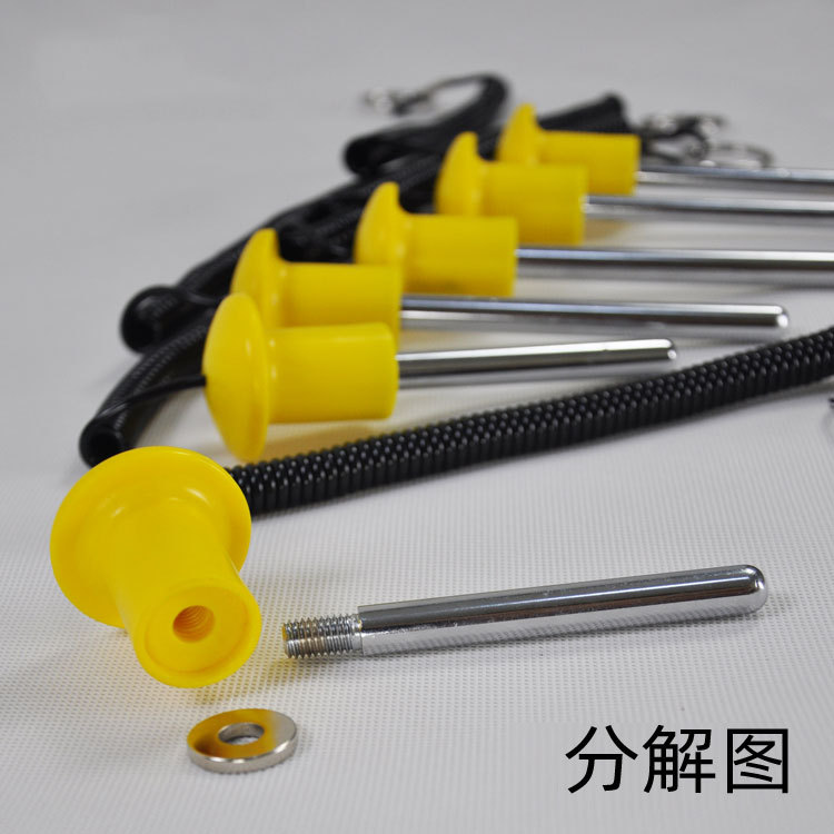 Accesorios para equipos de gimnasia con línea magnética Bolt plug-in pin contrapeso Bolt pull pin Rhubarb Head PIN