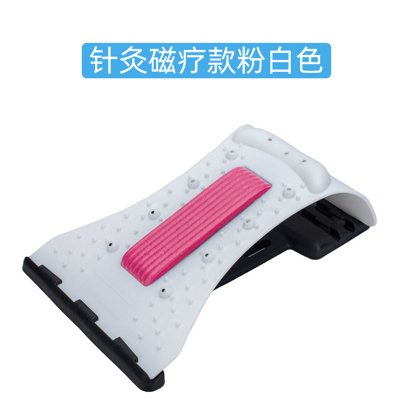 Corrector de columna cervical corrección de masaje de cuello masajeador de espalda especial masajeador lumbar almohada fabricante en stock pelo liso