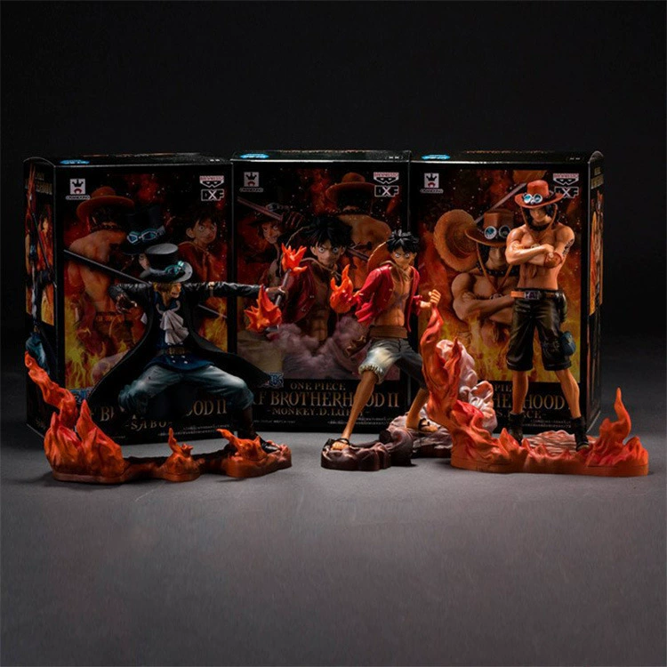 One Piece DXF формы три брата Луффи Айса Сааб Боксер локализация модели