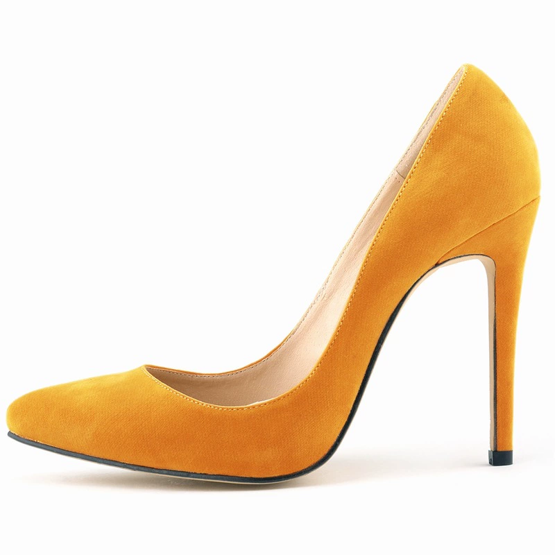 Niluke Amazon's new large size AliExpress multi-color sexy bride's super fine high-heeled women's wedding single leather shoes