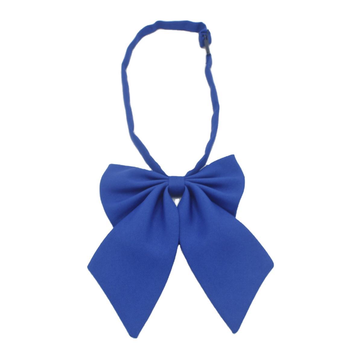 Fábrica de pajarita mate de color sólido al por mayor arco de esquina afilada estilo coreano estilo universitario damas uniforme jk pajarita