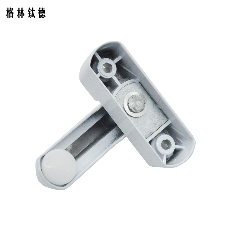 Cerradura de puerta y ventana abierta plana de acero de plástico Cerradura en forma de T Cerradura de ventana sin perforaciones anticuada Ventana interior Puerta exterior abierta y cerradura de ventana Cerradura de manija