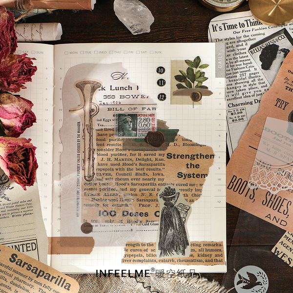 INFEELME material bag collection music series retro hand accounts…