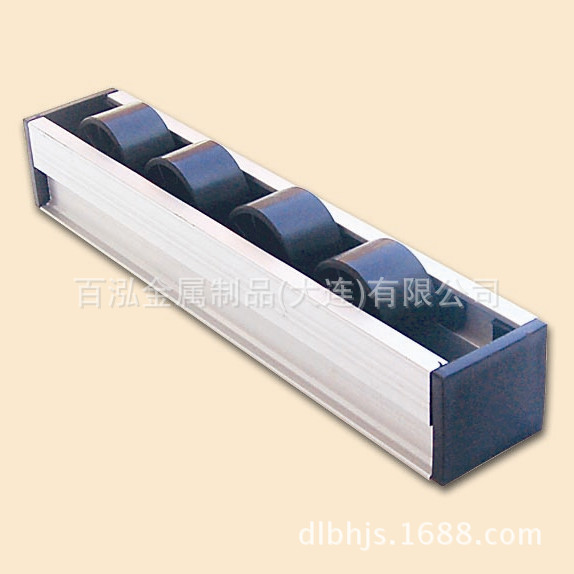 大连厂家供应40/44/60宽铝合金流利条|钣金流利条|滑轮|滑道
