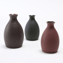 陶瓷白酒瓶2两3两装100ml磨砂黑小酒壶密封黄酒150ml分酒器空酒瓶