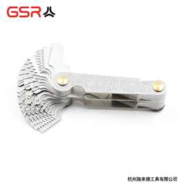 58片 公制60°/Ww55°牙规  螺纹样板 不锈钢材质 出口德国品E18