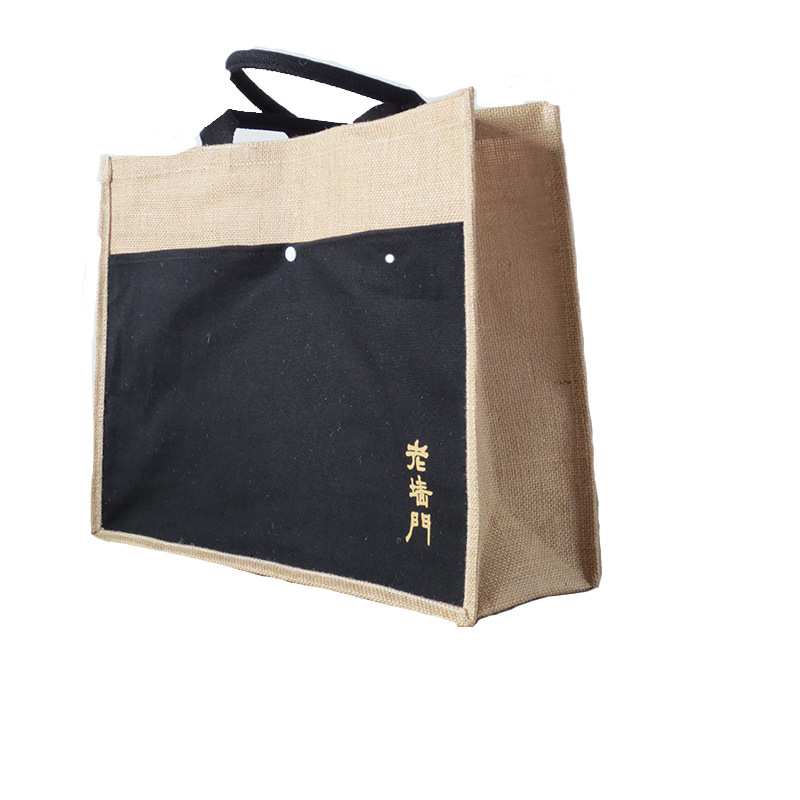 2024新款礼品麻布袋麻布茶叶包装袋黄麻棉麻手提袋专业制作厂家