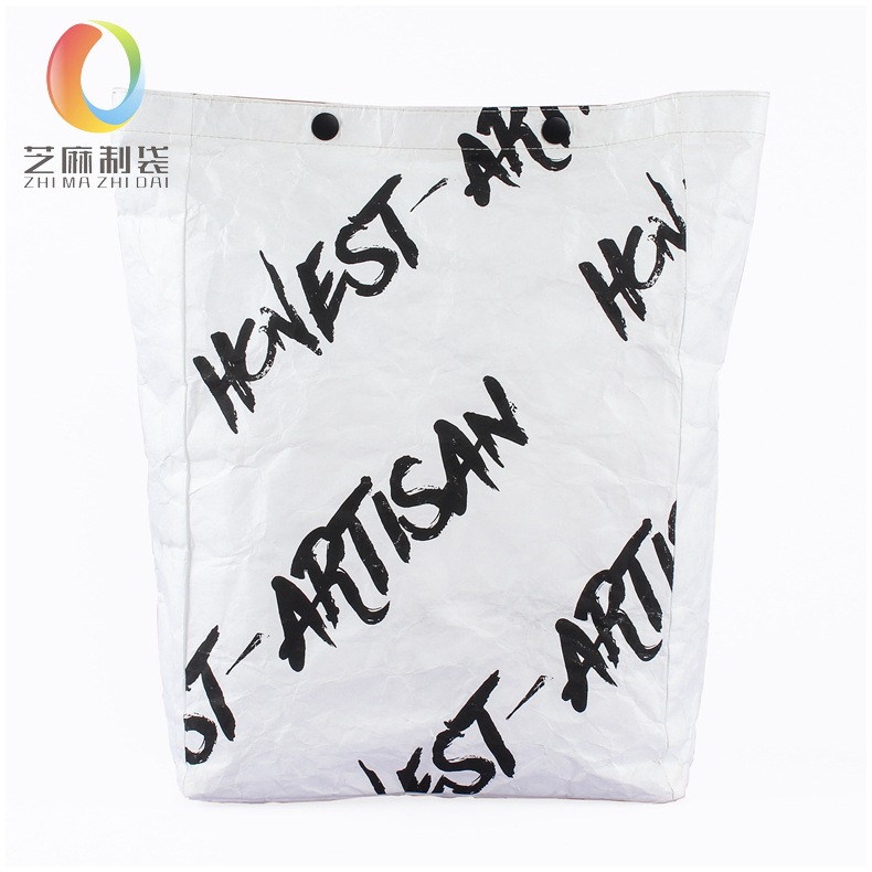 厂家批发定 制防水质量杜邦纸袋防撕购物袋手提袋购物袋可印lOGO