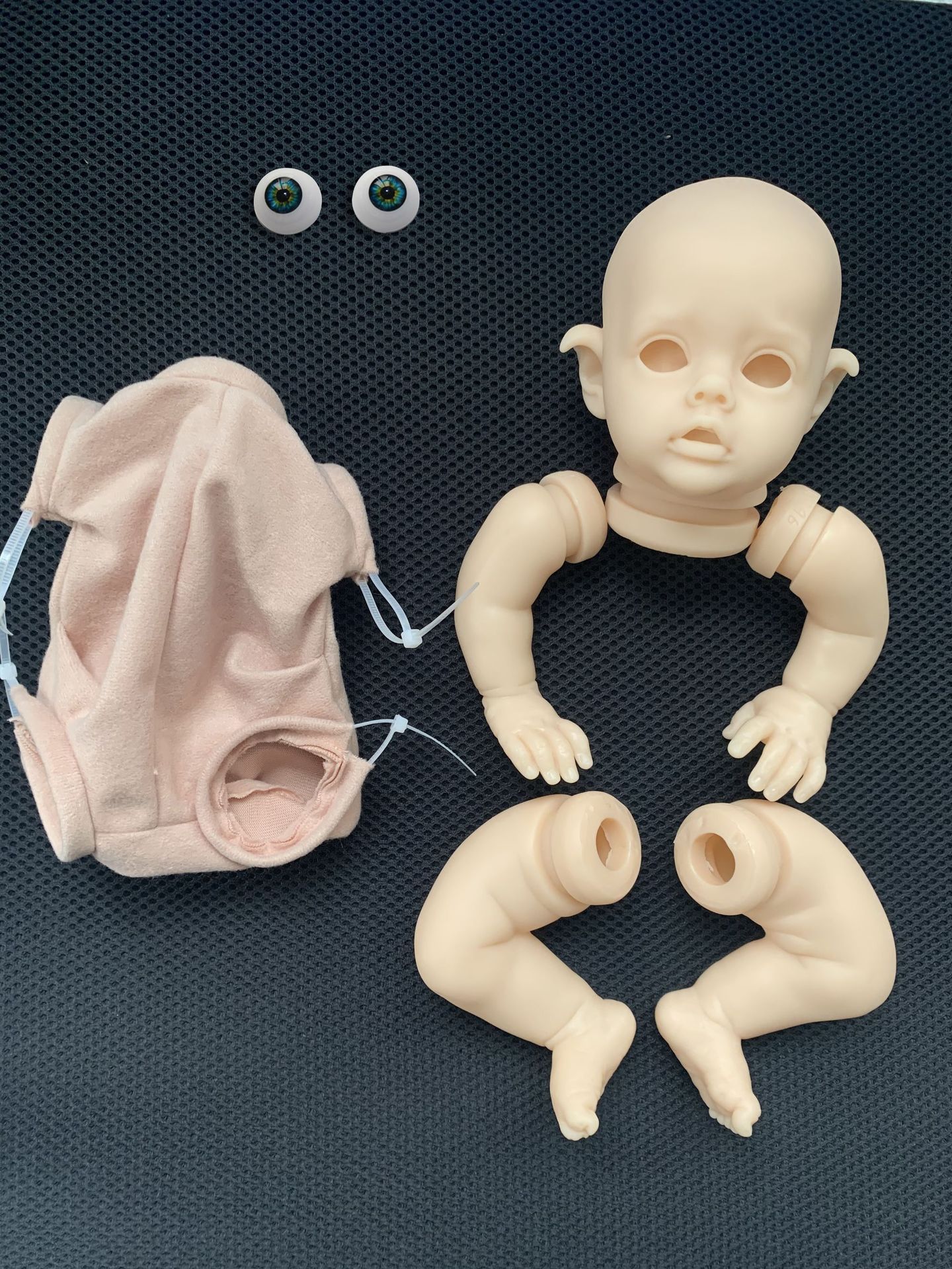 Renacer Kit de muñecas de hadas FLO piezas de vinilo sin pintar de tacto suave