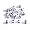 Acrylic square beads with letters, early education, English letters