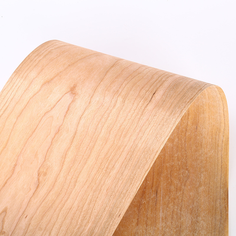 Wholesale cherry veneer Super cherry veneer speaker thin leather wooden door veneer furniture iron sheet
