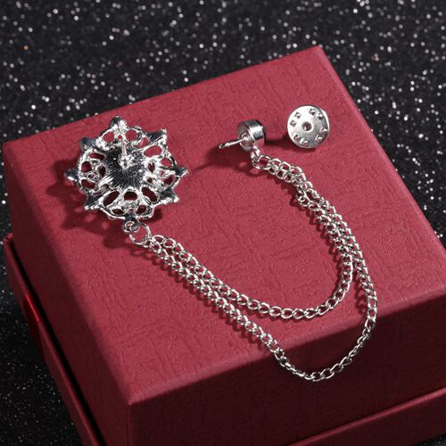 Direct Factory Sale Fashion Trend English Style Chain Brooch Individual Small Clothing Versatile Boutonniere Pin Accessory