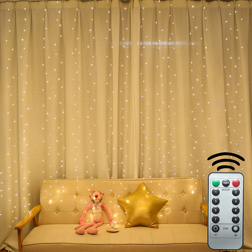 Outdoor Smart USB Music RGB Voice Control Curtain Light LED Party Light Decorative Light String Camping Light String Light