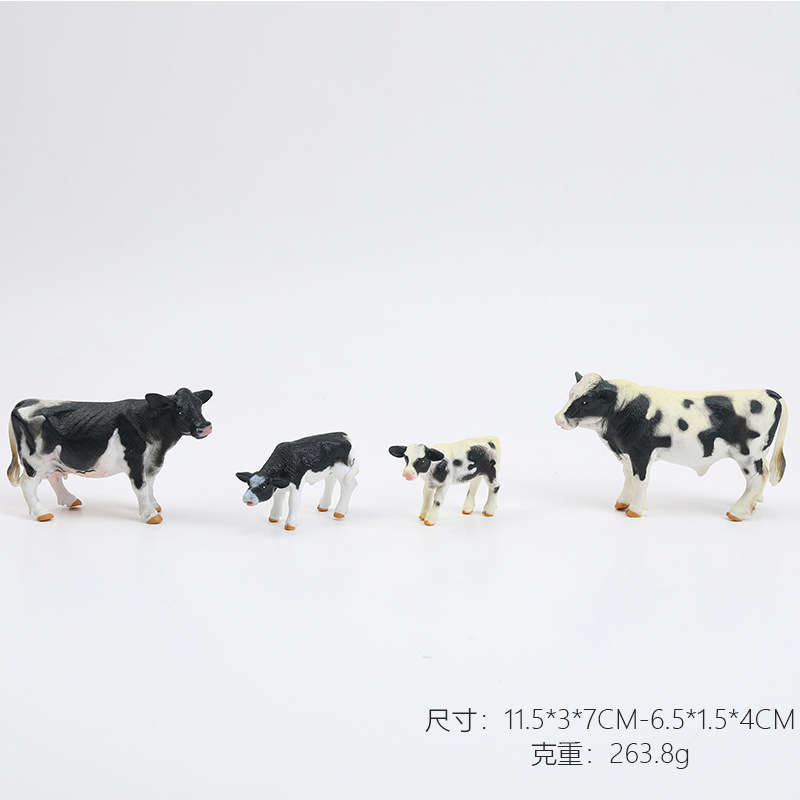 The family of four cows